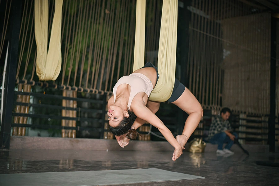 Aerial Asanas in India: YTTC by Aerial Yoga Academy