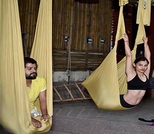 Aerial yoga